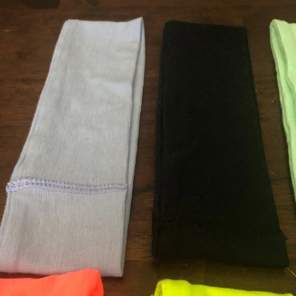 Athletic Stretch Fabric Headbands Set